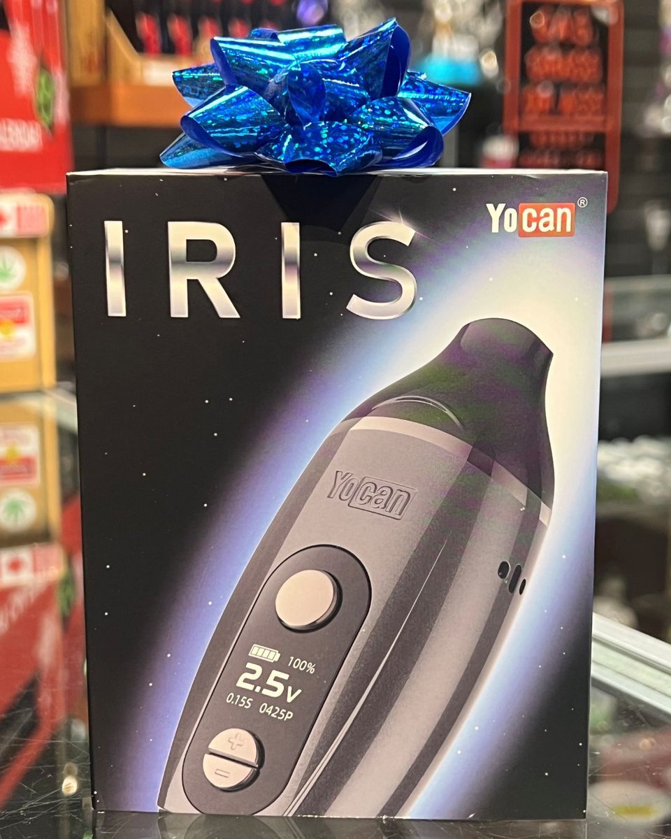 GordsSmokeShop's tweet image. The Yocan Iris Wax Vaporizer packs big performance into a sleek little device. With precision temp control, a 900mAh USB-C battery, and both auto and on-demand modes, it’s built for smooth, customizable hits anywhere.

#Yocan #YocanIris #Vaporizer #RedDeer #GiftIdeas #ShopLocal