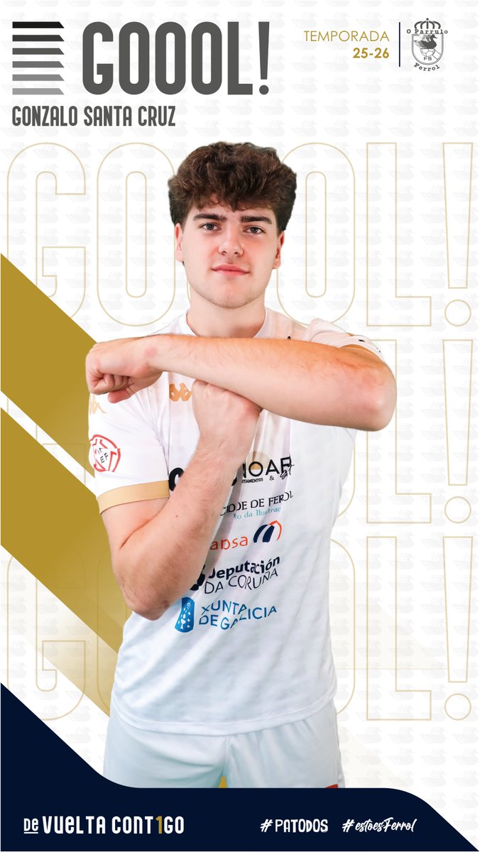 oparrulofs's tweet photo. ⏱️ Min.15 | GOOOOOOLLLLLLL de @gonzalostc_ picando el balón dentro del área!

O Parrulo Ferrol 1-2 Jimbee Cartagena Costa Cálida

#PrimeraDivisiónFS | #DeVueltaCont1go https://t.co/2g3GeWYuml