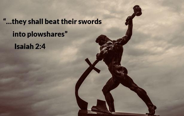 1st Sunday of Advent (Is. 2:1-5) Isaiah boldly asserts that the Day of the Lord is coming where "nation shall not lift up sword against nation, neither shall they lean war any more." 
This is not fiction this is God's will &amp; we are called to believe it &amp; have hope!
#NPSCfaith