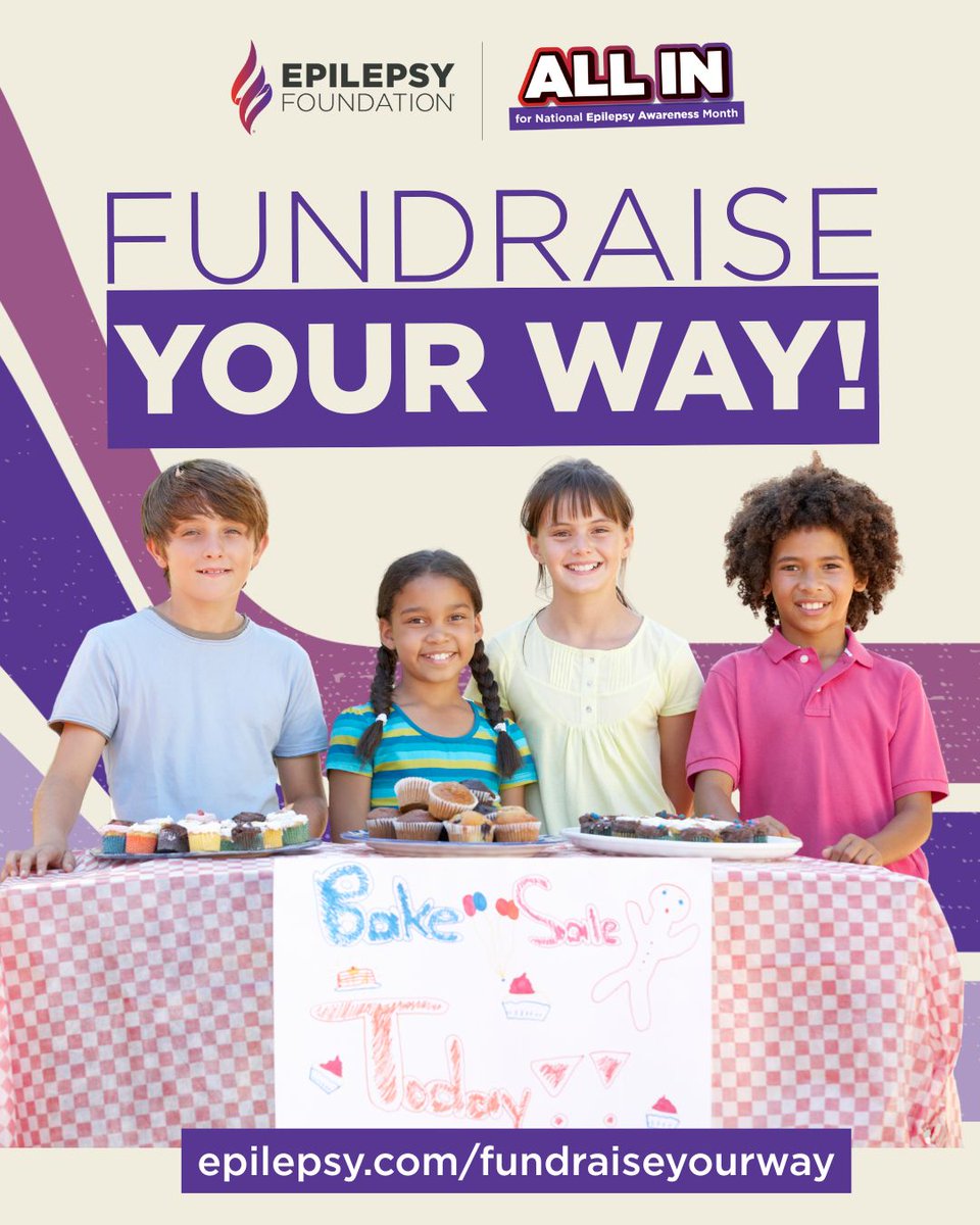 EpilepsyFdn's tweet image. As #NEAM2025 comes to a close, we’re keeping the #AllInForEpilepsy spirit going. 💜 When you Fundraise Your Way, you help power research, advocacy, and support for people living with epilepsy, not just in November, but all year long: bit.ly/4iskvCs #YearEndGiving