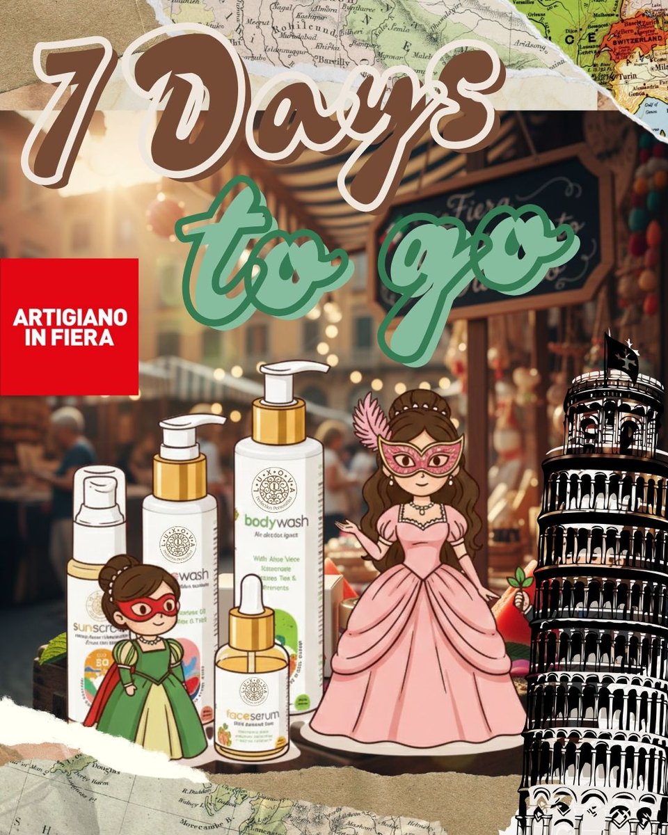 Luxovaskincare's tweet photo. 7 days to go! Italy, we’re coming! 🇮🇹✨
Ready to showcase our natural, luxury skincare at Artigiano in Fiera, Milan. From serums to sunscreens — the best of clean beauty is heading your way!
📍 PAD 10, Booth T133
⏳ 7 days left
#artigianoinfiera #milanexpo #luxuryskincare #luxova https://t.co/SyUF4WICQX