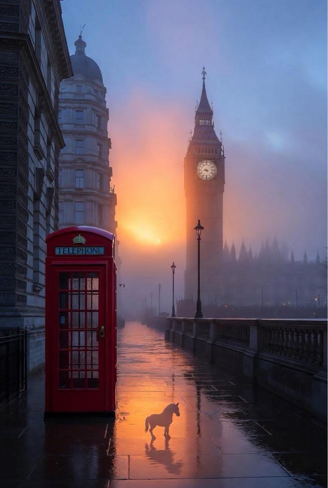 ENGLAND FELL WITHOUT A SHOT. 
AMERICA’S TROJAN HORSE IS ALREADY INSIDE.

You’re looking at a country that doesn’t exist anymore.
This is the postcard in your head.

England didn’t fall with tanks and smoke.
It fell with silence.

You probably still think the England in your head