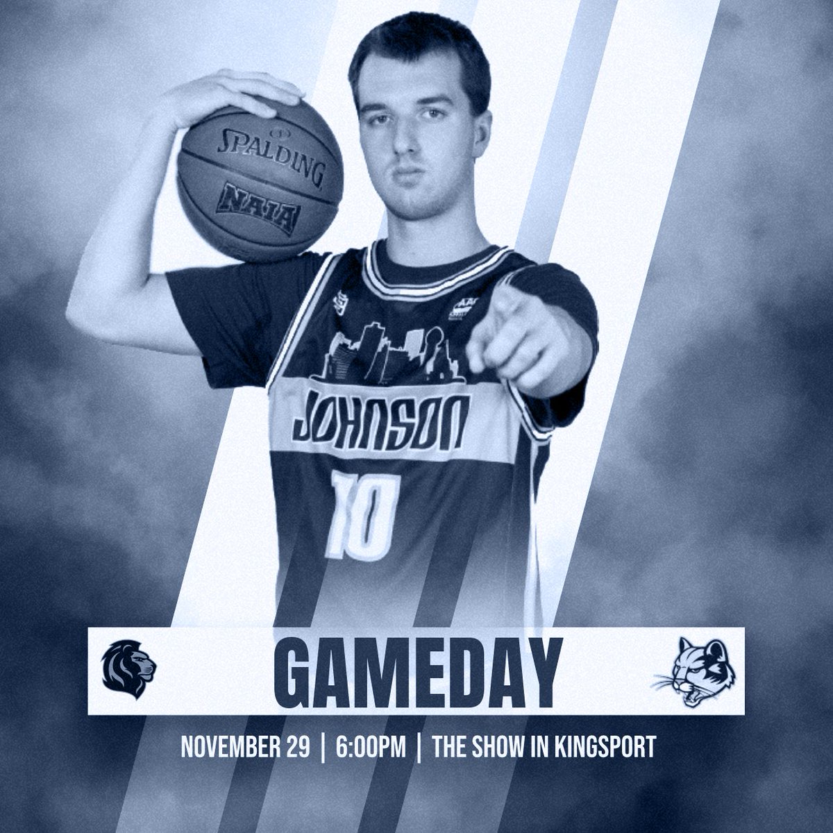JUBasketball's tweet image. Game time in Kingsport 

#WIN