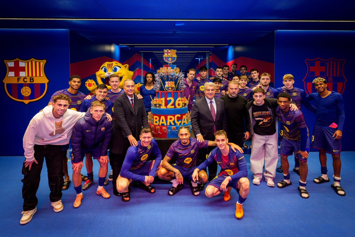 FCBarcelona_cat's tweet photo. 126 anys sent Més que un Club! 🎂💙❤️ https://t.co/2GvGv131LD