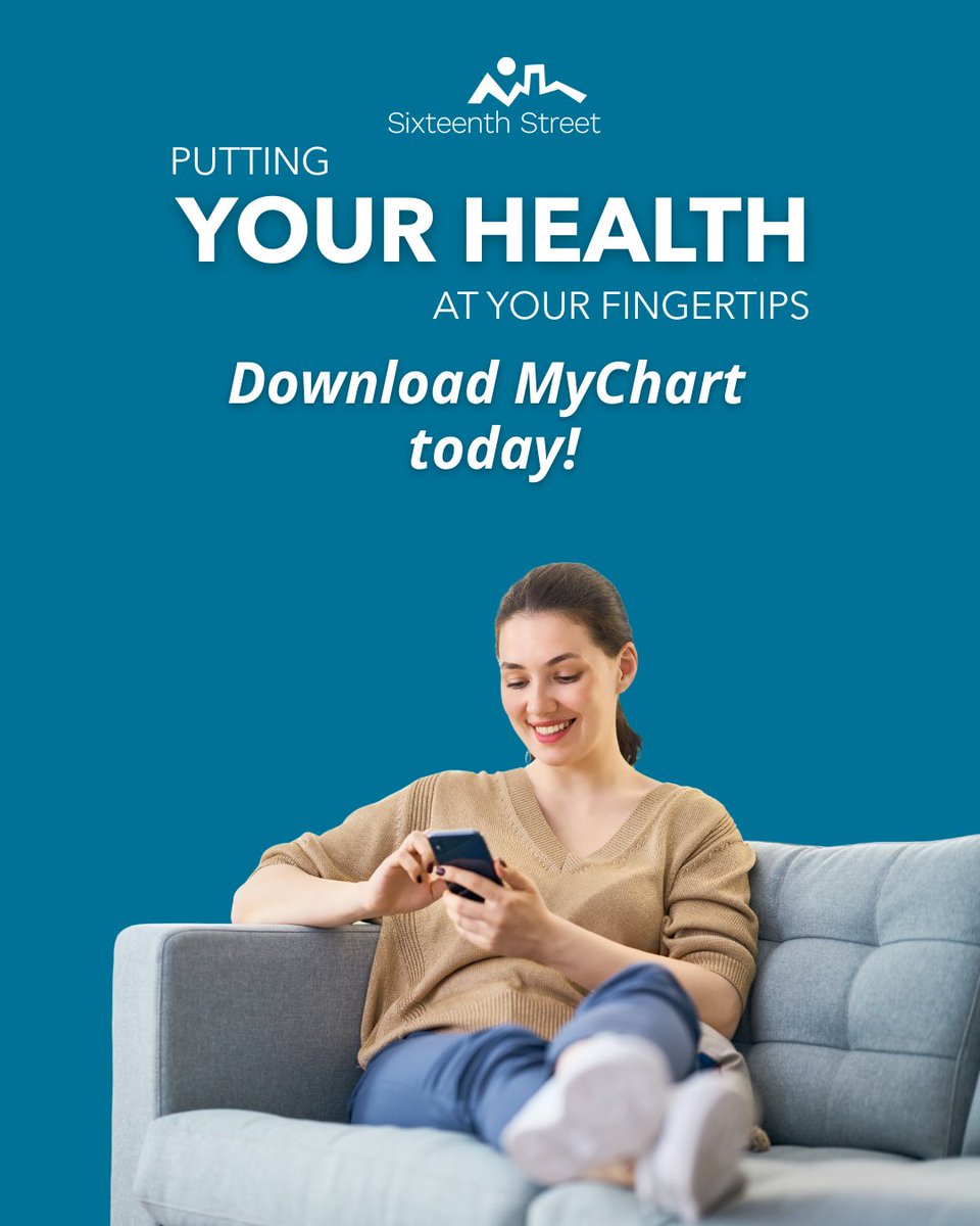 16thStreetCHC's tweet image. Managing your health has never been easier than with MyChart! Request appointments, fill prescriptions, and communicate with your care team from anywhere. 

Learn more &amp;gt;&amp;gt;&amp;gt; bit.ly/3WYRSTY