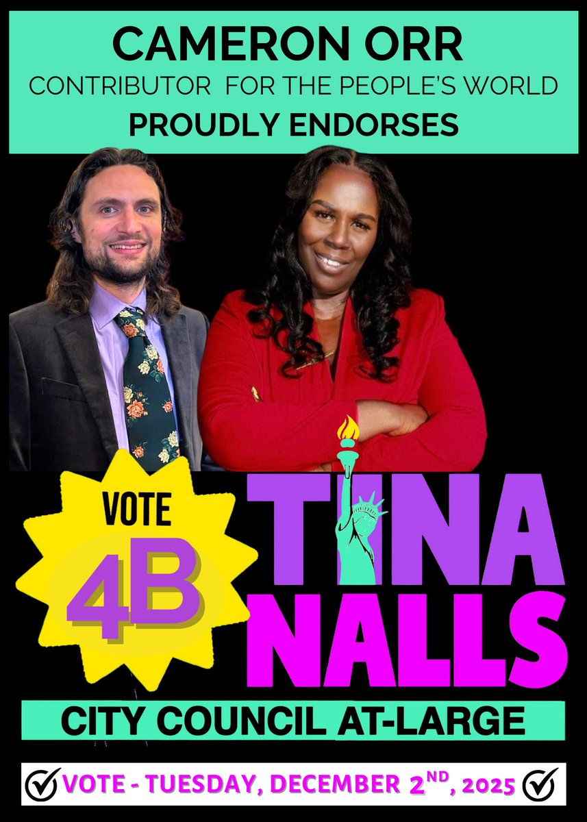 cameronmorr's tweet photo. Tina Nalls' experience as an early childhood educator and dedicated work in her community make her presence on the Council urgently needed to unite our city through strong representation of #JerseyCity's south side and all working class people. https://t.co/CaBPhmG9OT