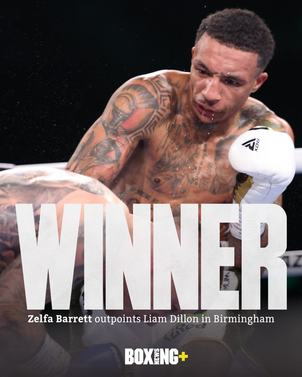 ⚡️ Zelfa Barrett secures a 78-74 victory over Liam Dillon on the #WhittakerGavazi card.