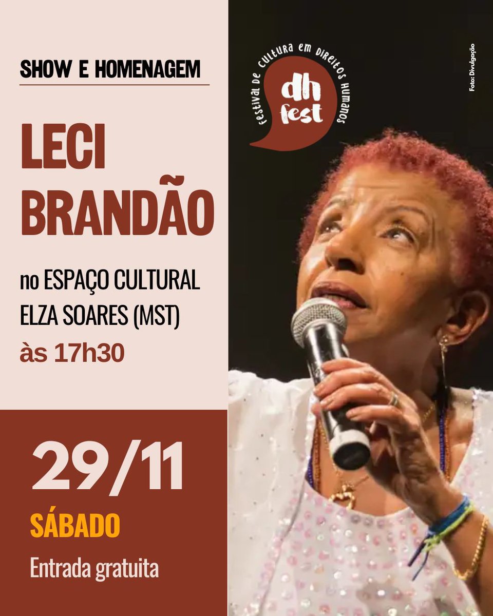 _Discopedia's tweet image. Daqui a pouco tem a sensacional de São Paulo na 5ª edição do DH Fest!

DJs DanDan, Marco &amp;amp; Nyack nos toca-discos.

Show especial de Leci Brandão!
Ícone do samba, cultura brasileira e luta pelos direitos humanos.

Hoje, 29/11, no Galpão Cultural Elza Soares.

Ingressos esgotados!
