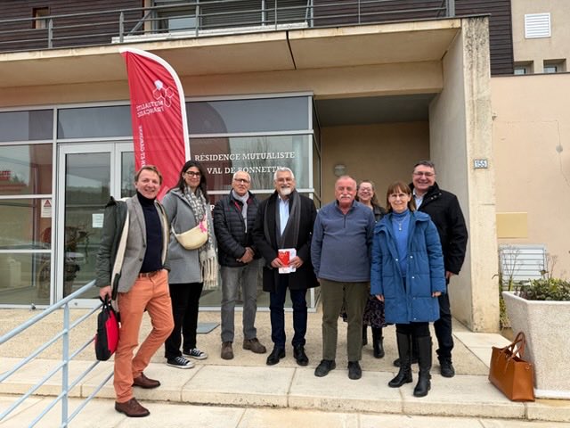 ElvireLoubiere's tweet photo. Une belle délégation @matmut pour la dernière assemblée générale mutualiste de l’année en Tarn-et-Garonne, suivie de l’inauguration de l’agrandissement de l’EHPAD de #Caylus dédiée aux #SAP.

Solidarité, proximité, des valeurs mutualistes fortes pour le mieux vivre des aînés. https://t.co/h2QCfZMMrG