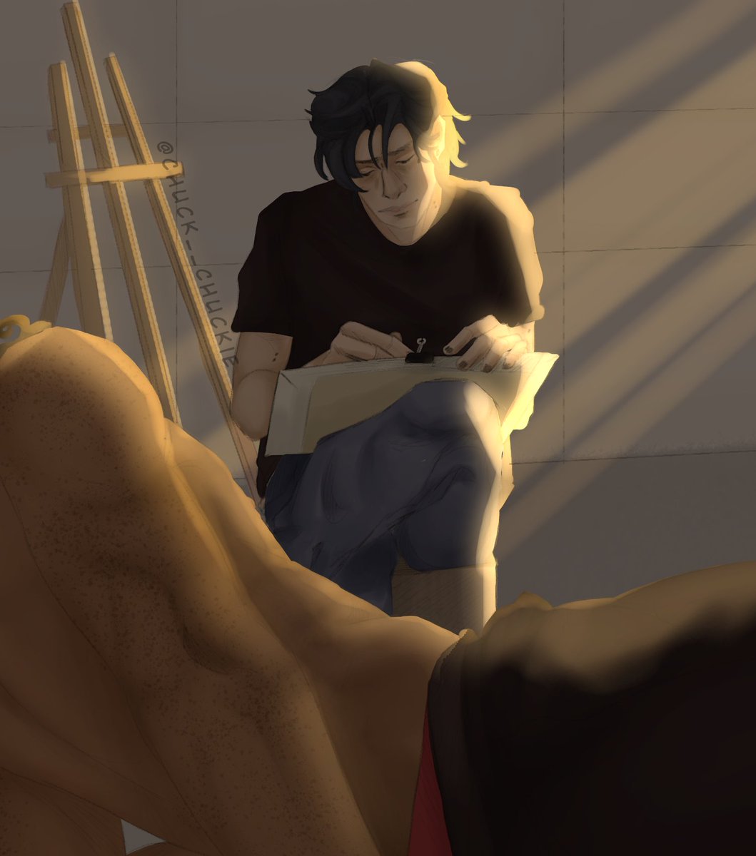 "Did you get my good side Robin?" It was such a good idea i just had to! #timkon #kontim #timdrake #konel #connerkent