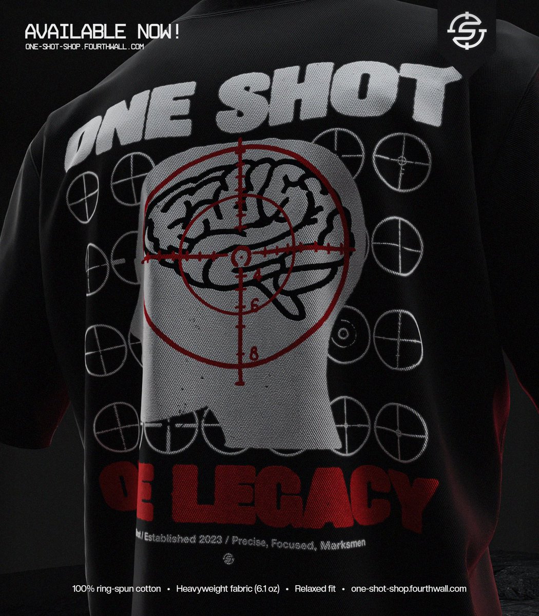 One Shot One Legacy merch is now available 🎯

Pick yours up at the link below 👇🏻