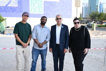 kuna_en's tweet photo. The National Council for Culture, Arts and Letters #NCCAL, reveals a new mural in Sharq area in cooperation with the Embassy of #Canada in #Kuwait
https://t.co/njwmJv3hPQ
#KUNA https://t.co/CndzvVpuGK