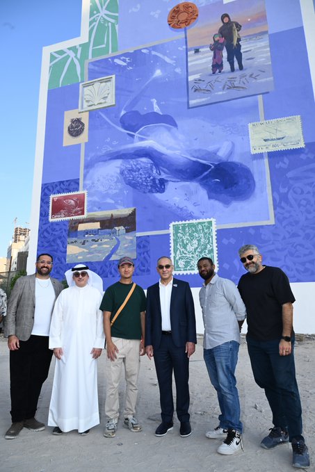 kuna_en's tweet photo. The National Council for Culture, Arts and Letters #NCCAL, reveals a new mural in Sharq area in cooperation with the Embassy of #Canada in #Kuwait
https://t.co/njwmJv3hPQ
#KUNA https://t.co/CndzvVpuGK