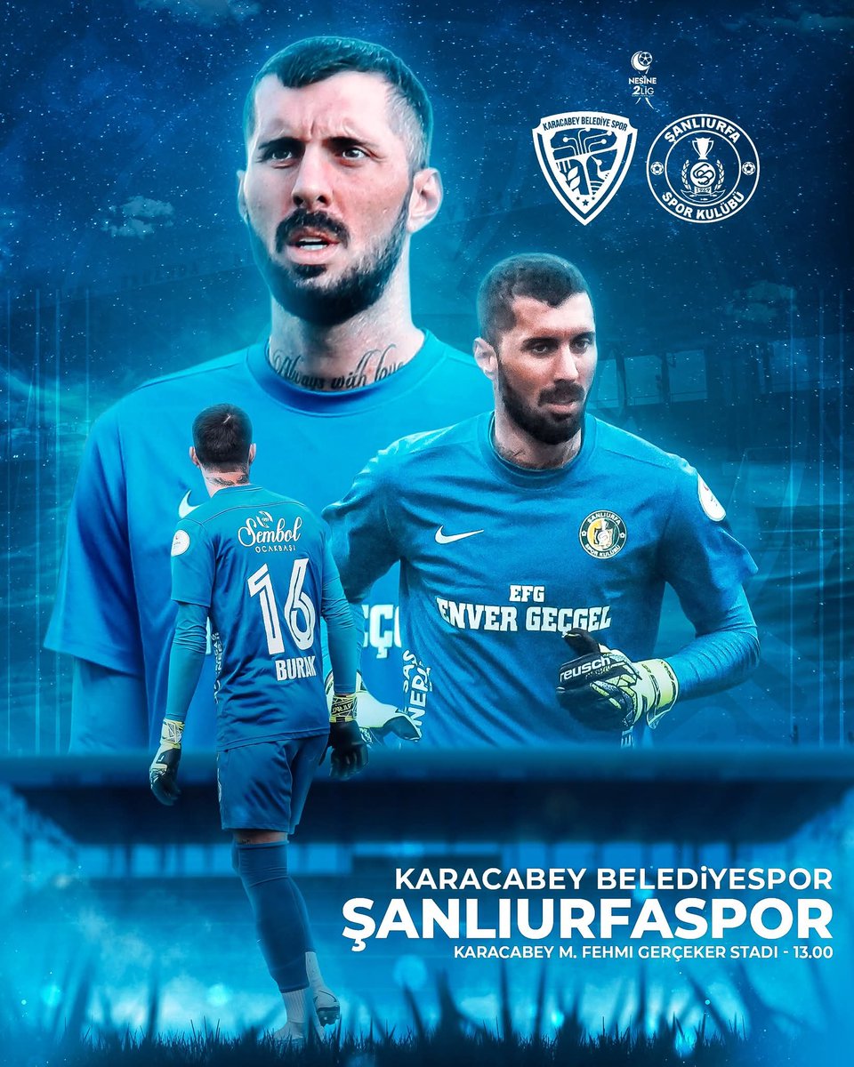 🏆 Nesine 2. Lig 14. Hafta

🆚 Karacabey Belediyespor
🗓 30 Kasım Pazar 
🕒 13.00
📍 Fehmi Gerçeker Stadyumu
📺 Sıfır TV YouTube
📲 #HedefNet • #KRCvŞAN