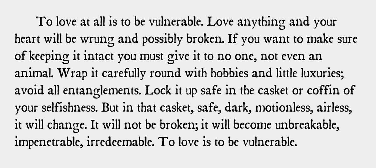 C.S. Lewis on the risk of love