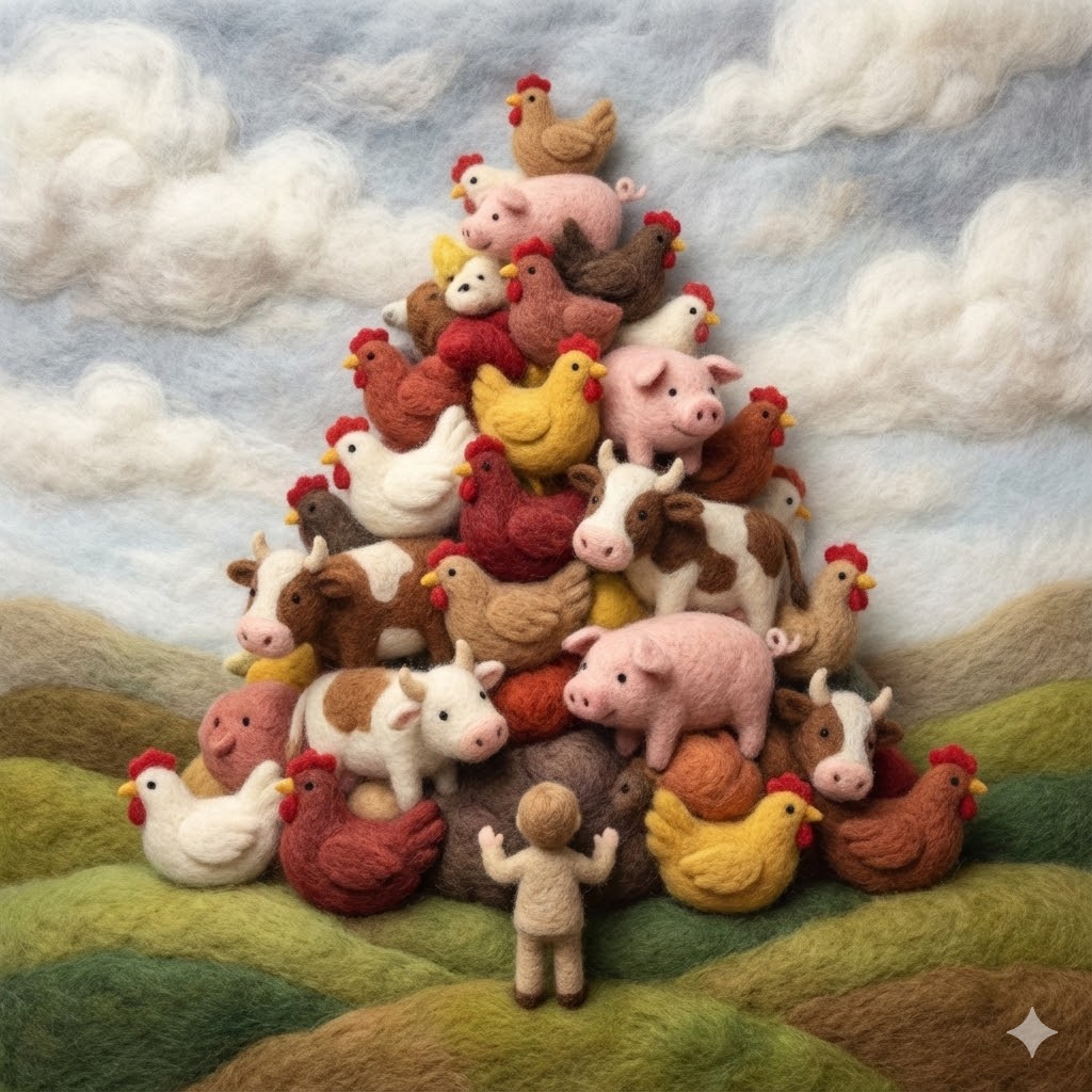 Waldesruh_Falco's tweet photo. 1094 Tiere. 🐮🐔🐷 So viele verspeist der Durchschnittsdeutsche in seinem Leben. Ein riesiger Berg aus Fleisch, produziert in Fabriken, ...

Fakten im Buch: https://t.co/gvi1VLHFMT 
Mein Video zum Thema: https://t.co/Ul9pg288MJ

#Ernährung #Fleischkonsum #Statistik #BewusstEssen https://t.co/1W8HRu9qGr