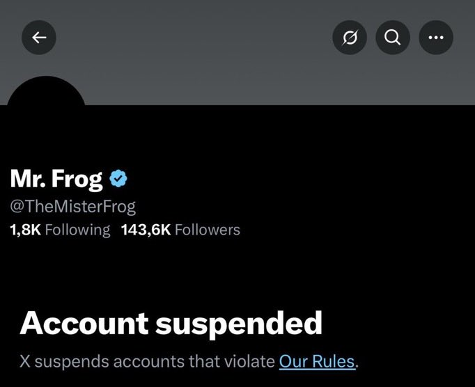 Humiliating people based on their region is wrong

Pump and dumps, rug pulls and farming operations tied to this account are also considered "wrong"

But, if we're promised freedom of speech on the platform... I'm not sure what rules this violates?

Even if he built a reputation