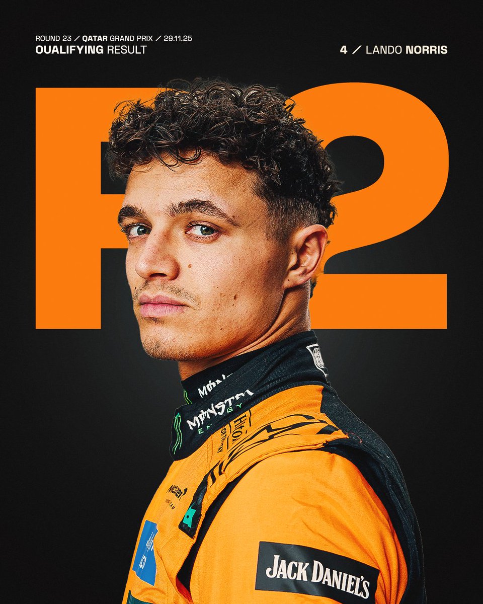 McLarenF1's tweet image. Front row secured for LN4 ✨

#McLaren | #QatarGP 🇶🇦