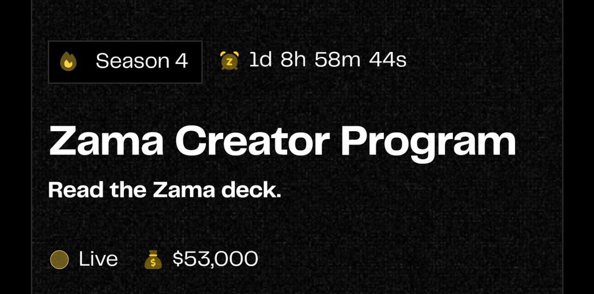 Kusholdey29's tweet image. Gn fam 
This is the last Gn for @zama 
Make some noice now and secure your presence in the buzz.
#ZamaCreatorProgram