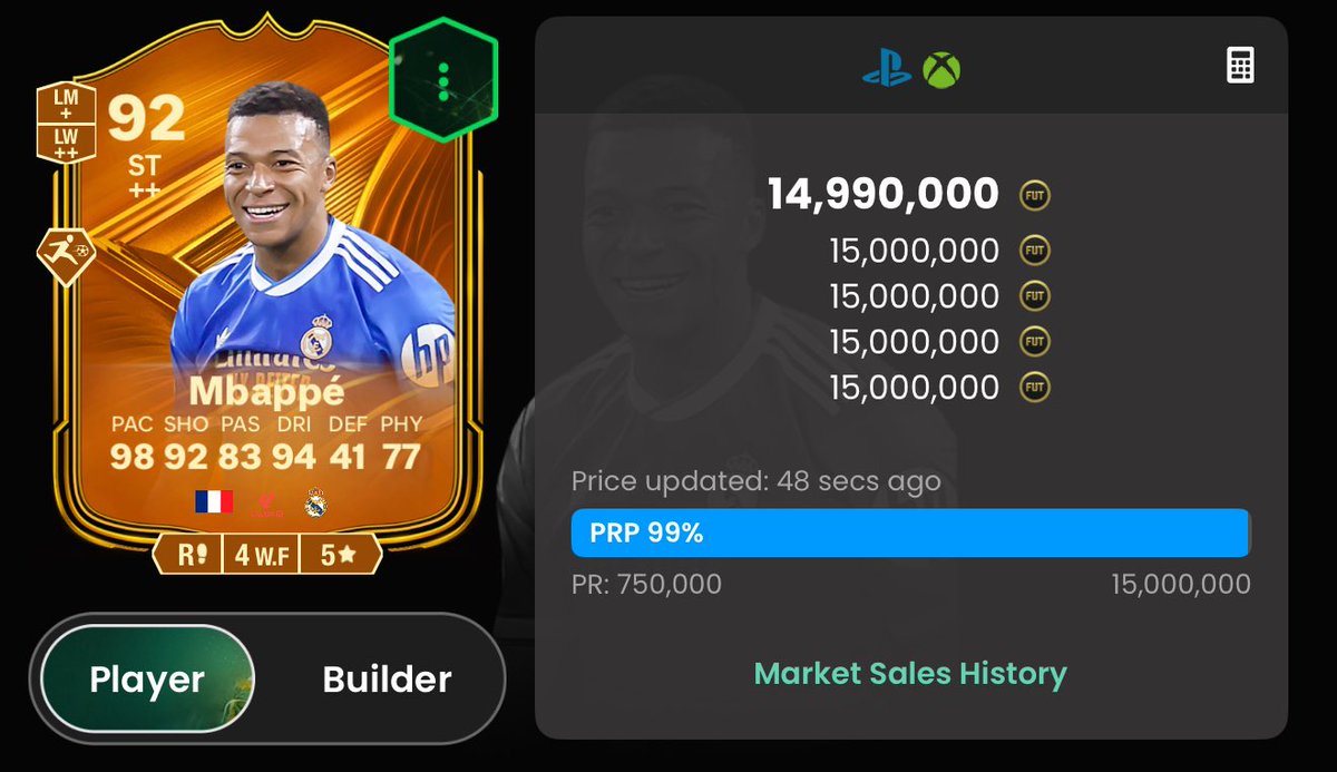 RobosFUT's tweet image. Cheap Mbappe 🇫🇷

10k Black Friday Discount 🔥