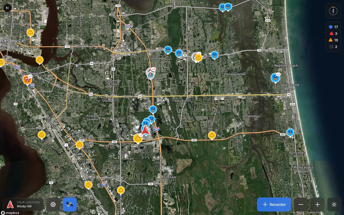 ryanvogel's tweet image. It&apos;s shaping up quite nicely, planning on keeping this free, forever for all users as long as @Mapbox doesn&apos;t kill my limits (allows for a nice map UI)

Pulls in data from waze and other reporting agencies so you can display it directly on your tesla (or other car)…