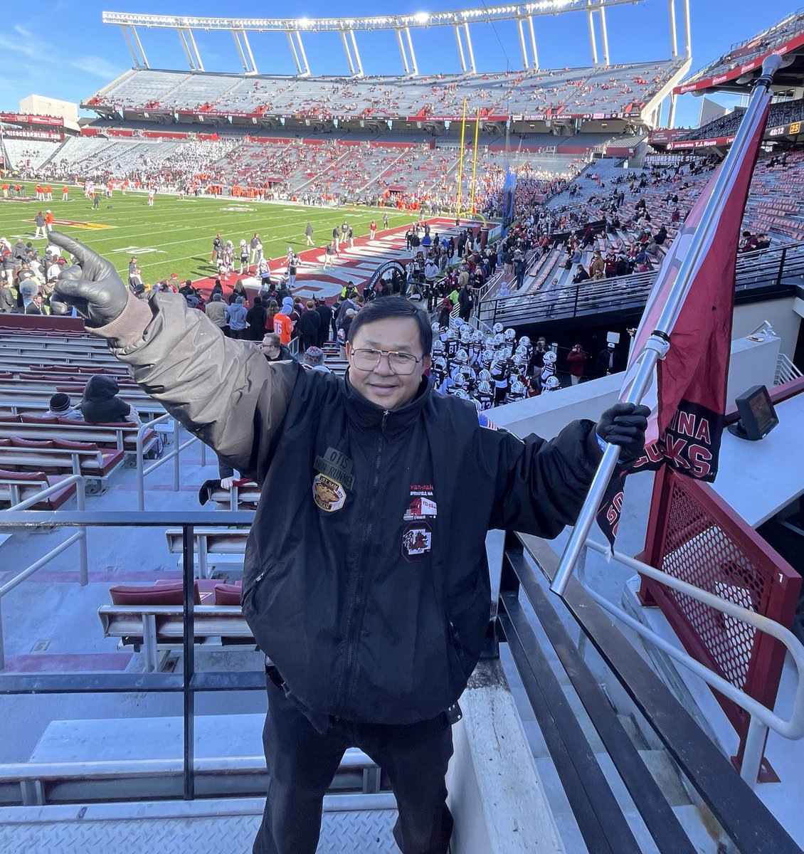 BenBowers33's tweet image. From TK Sam (@TKOriental):

Let’s go Unstoppable Sandstorm Warriors. 
@GamecockFB @GamecocksOnline @GamecockCentral @CoachSBeamer