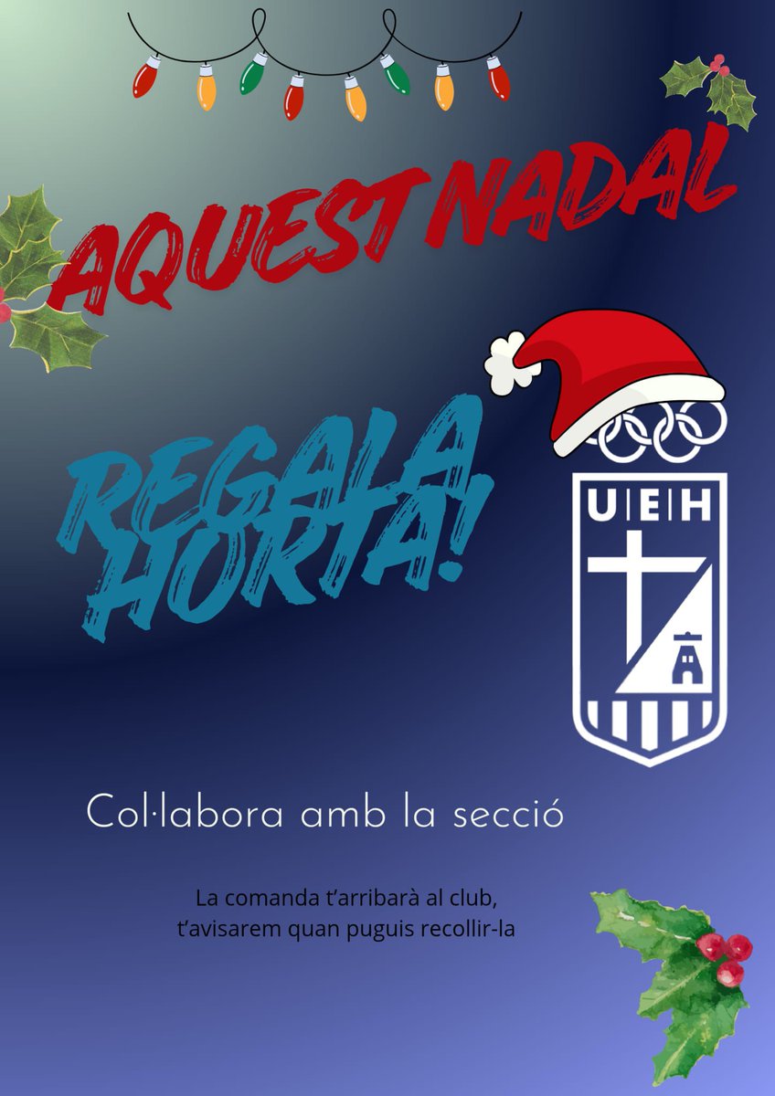 Aquest Nadal… regala Horta! Busca el material personalitzat que més t’agradi! #ForçaHorta 
docs.google.com/forms/d/e/1FAI…