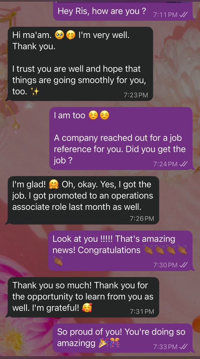 fisayoade_'s tweet photo. Recently wrote a reference for one of a former client at @RayneConsults and they got the job and also just got promoted! 

Beyond proud!! 🥰🥰🥰 https://t.co/PlOZEK3A6q