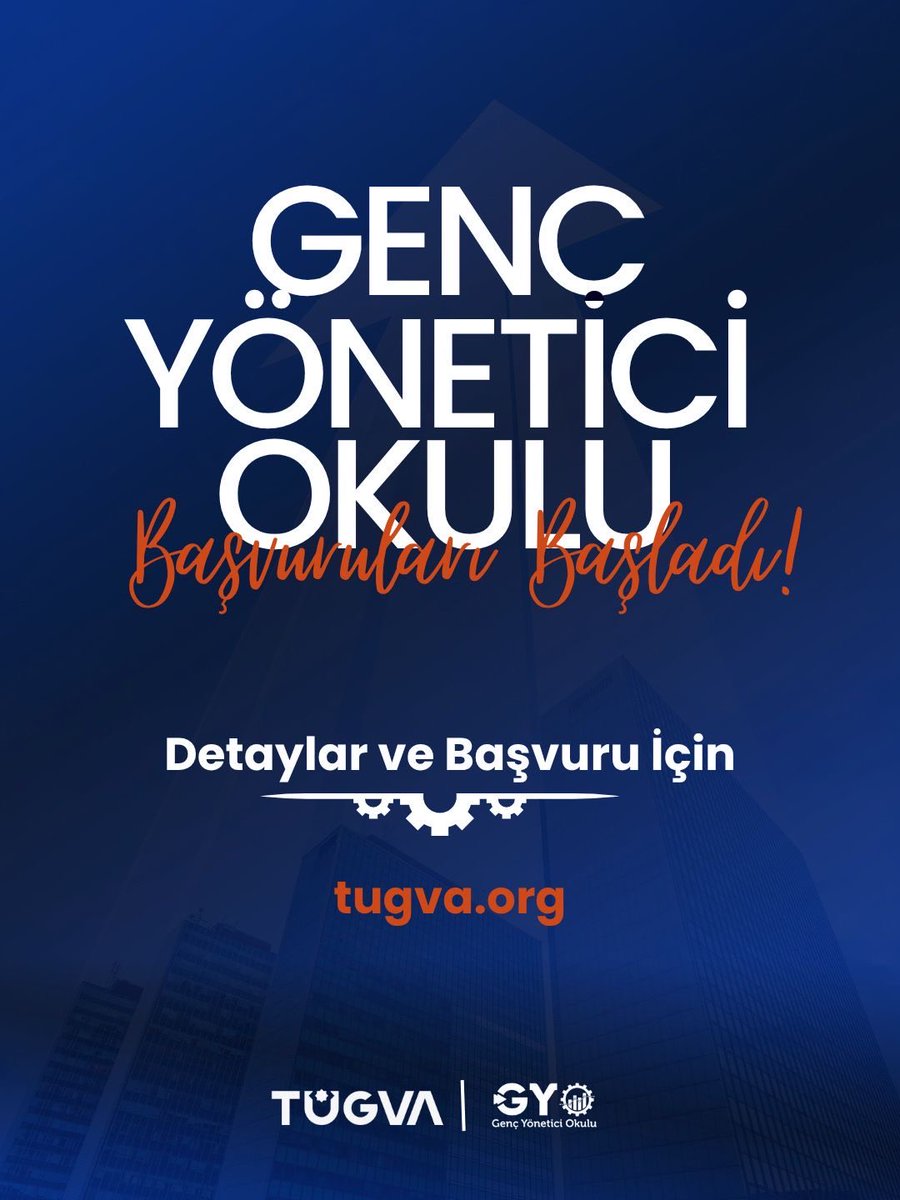 GENÇ YÖNETİCİ OKULU BAŞVURULARI BAŞLADI!*

Liderlik, yöneticilik ve kariyer yolculuğunda kendini geliştirmek isteyen tüm gençler için büyük bir fırsat!

Katılmak isteyen arkadaşlarımız aşağıdaki link üzerinden başvuru yapabilir:

basvuru.tugva.org/genc-yonetici-…