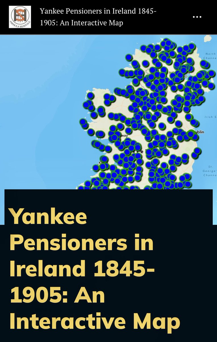 IGRS Top Research Tip #183: Was one of your Irish ancestors in receipt of a US civil war pension? Try this new online resource:
storymaps.arcgis.com/stories/4e3d40…