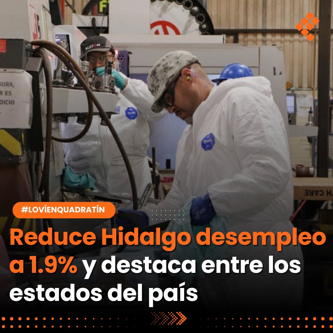 Quadratin_Hgo's tweet image. 🔴👉Hidalgo registró en octubre una de las tasas de desempleo más bajas a nivel nacional, colocándose en el segundo lugar entre las entidades con menor desocupación, de acuerdo con el Instituto Nacional de Estadística y Geografía (INEGI). 
acortar.link/VcUuUa
#LoVíEnQuadratín