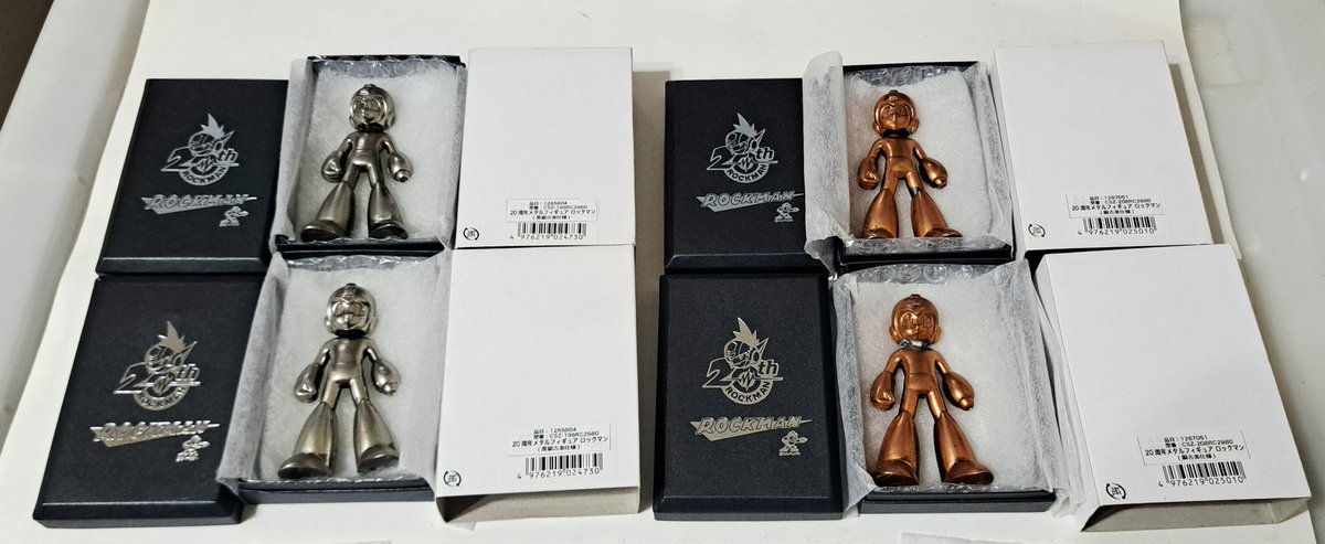 前に紹介したはずです、昔もらったシリーズ。20周年記念して、メタル