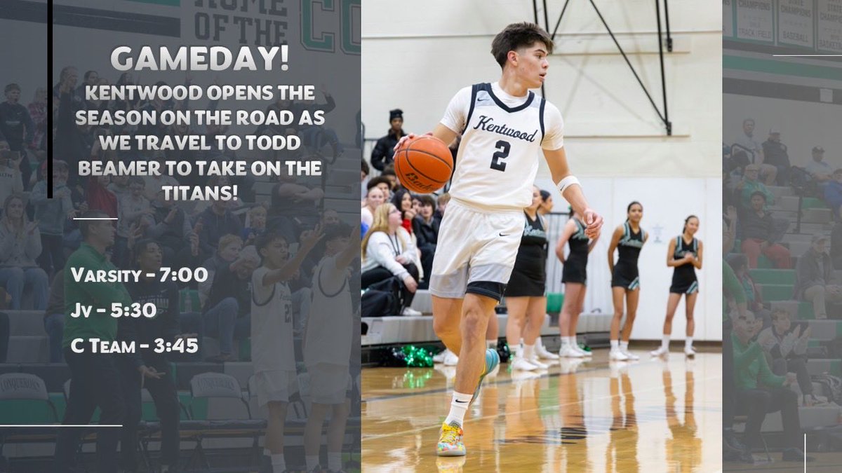Kentwoodhoops's tweet photo. GAMEDAY! Kentwood opens the season on the road at Todd Beamer. 

#EveryDayGettingBetter #ALLIN https://t.co/miQw6gNEI7
