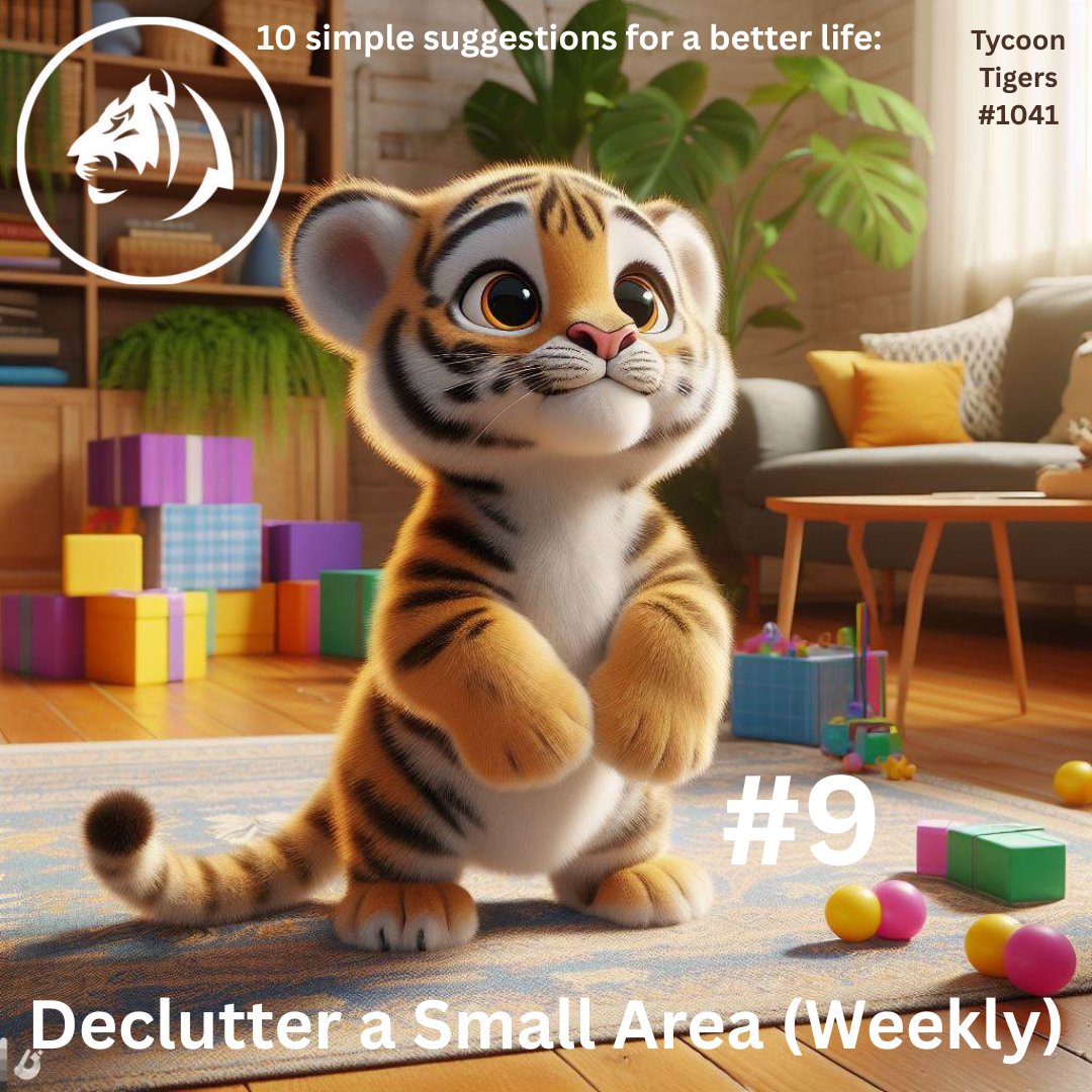 Qhu_NFT's tweet image. Clear out one drawer, shelf, or digital folder each week. A less cluttered environment often leads to a less cluttered mind. @TycoonTigers Consistent continuous improvement is the key.