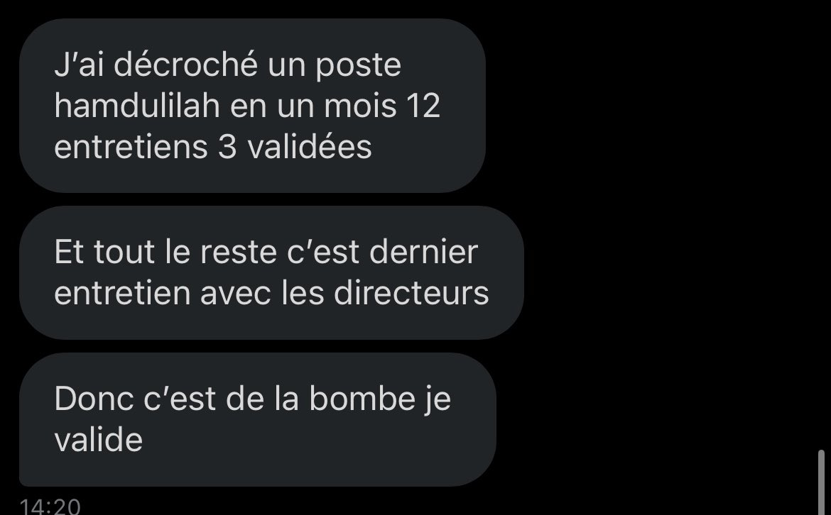 CVrefit fait baisser le chômage en France mdrr 

Un utilisateur a eu 12 entretiens, il en a validé 3 et il a décroché un job 

Le tool fait vraiment le taf