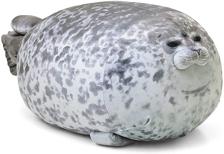 I just received MerryXD Chubby Blob Seal Pillow,Stuffed Cotton Plush Animal Toy Cute Ocean Large(23.6 in)… - Grey - Large from Dodo via Throne. Thank you! throne.com/stellamanami #Wishlist #Throne