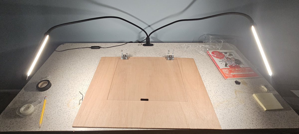 DailyDiscomi's tweet image. Since I'm not happy with how these turned out, I'm making my own scanning station. I will redo these scans at some point and also scan other manga. I just need to finish finals and then also fine-tune some of the stuff with this method.