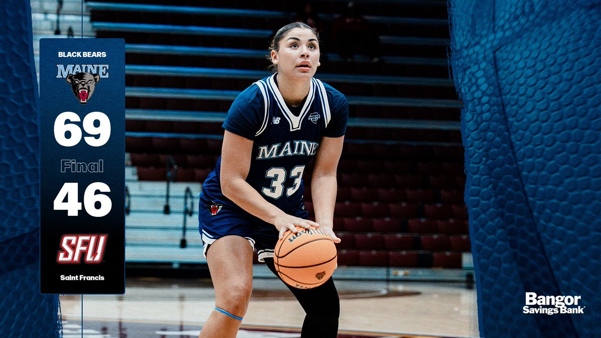 MAINE WINS!!

Adi leads us with our first triple-double since 2015 as she records 19 points, 13 rebounds, and 10 assist!

#BlackBearNation