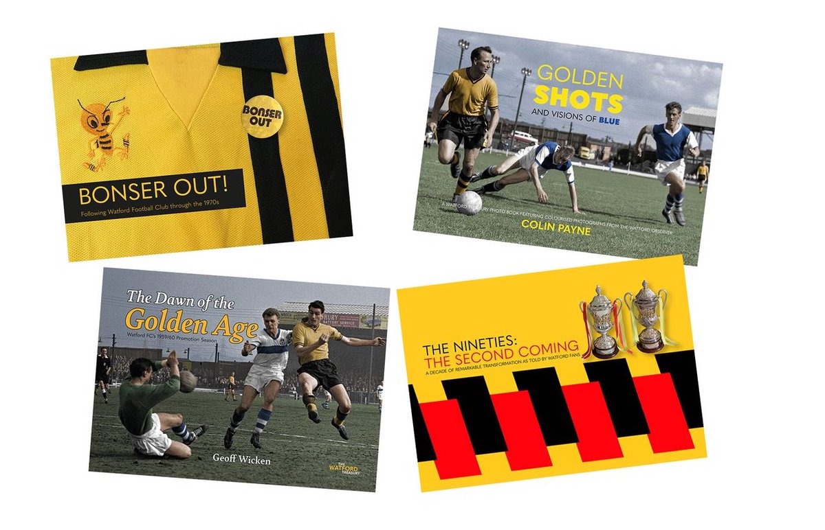 We've just made Xmas shopping easier on the pocket for #watfordfc fans.

All books HALF PRICE.
All Watford Treasury volumes ONLY £3 EACH.

Treat your loved ones or yourself at: thewatfordtreasury.com