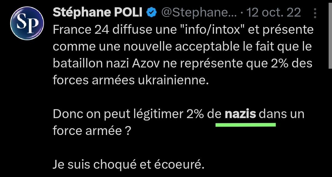 CaesarHowitzer's tweet image. Surtout que les pro-#Poutine ont tous recours à la même mécanique de propagande: critique de la France, Europe, OTAN, mais jamais la #Russie. Et bien-sûr toujours la même fixette quand on tape le mot-clé magique. Sauf que celui-là ne se rend même pas compte de son incohérence😂