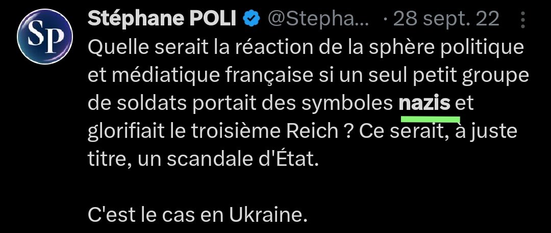 CaesarHowitzer's tweet image. Surtout que les pro-#Poutine ont tous recours à la même mécanique de propagande: critique de la France, Europe, OTAN, mais jamais la #Russie. Et bien-sûr toujours la même fixette quand on tape le mot-clé magique. Sauf que celui-là ne se rend même pas compte de son incohérence😂