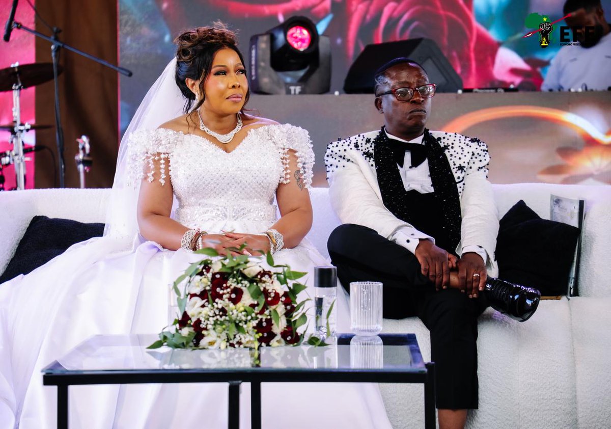 EFFGautengProv's tweet image. 🚨In Pictures🚨

The EFF Spokespersons, Commissars, Sinawo Thambo and Msane Thembi and Provincial Chairperson, Nkululeko Dunga at the Wedding Ceremony of EFF Councillor in Ekurhuleni Julius Mdluli in Katlehong, Gauteng 

Councillor Mdluli is a dedicated Fighter and we wish him…