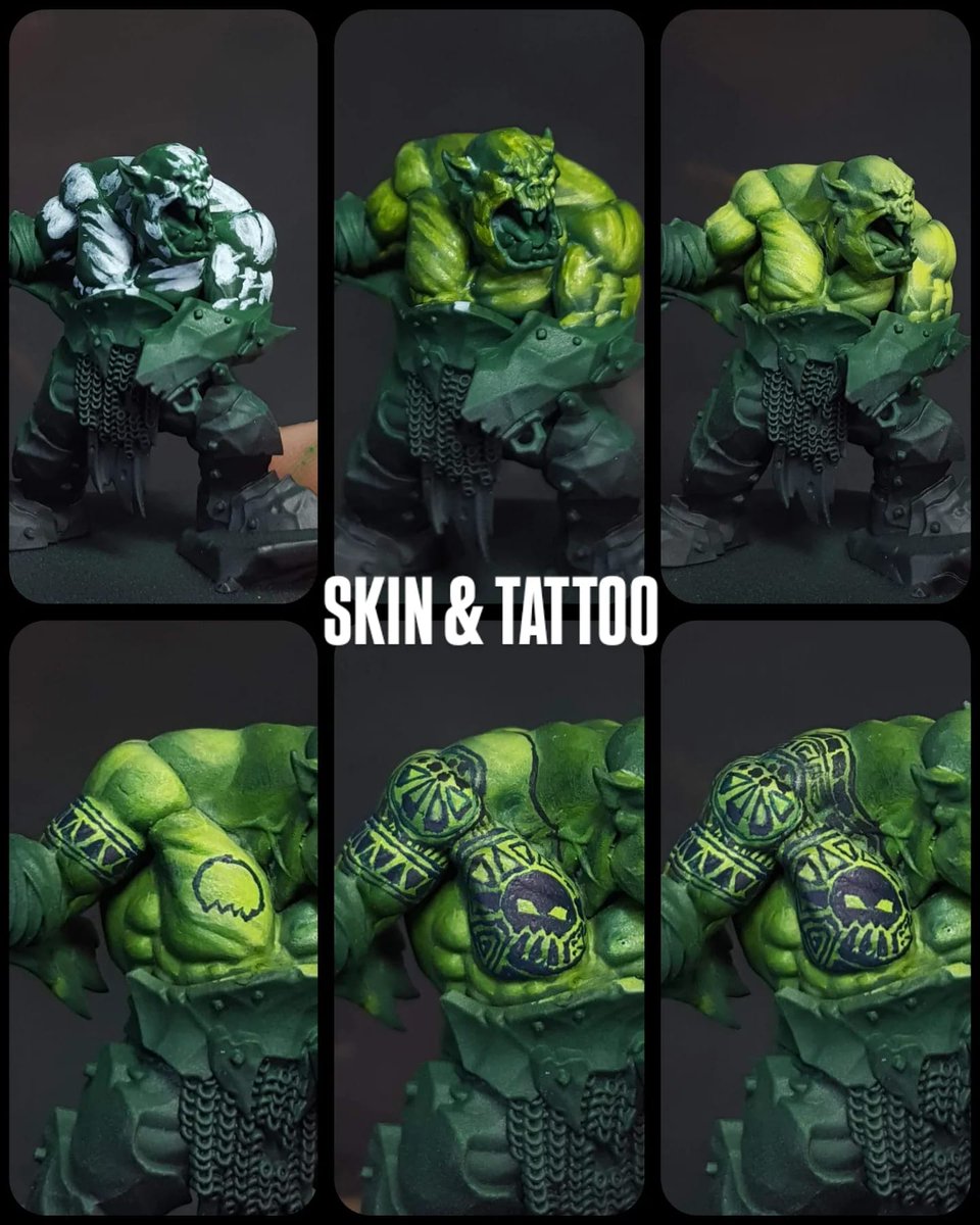 theminiaturista's tweet image. Dwayne the Ork Rockson with a tribal tattoo and no metallic metal rusted. I painted this mini two years ago, maybe you'd like to remember it!
The painting guide is available in the bio link 🍺
#warhammer #ageofsigmar #paintingwarhammer #warhammercommunity #warhammer40k
