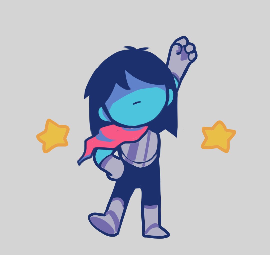 kirby victory dance pose