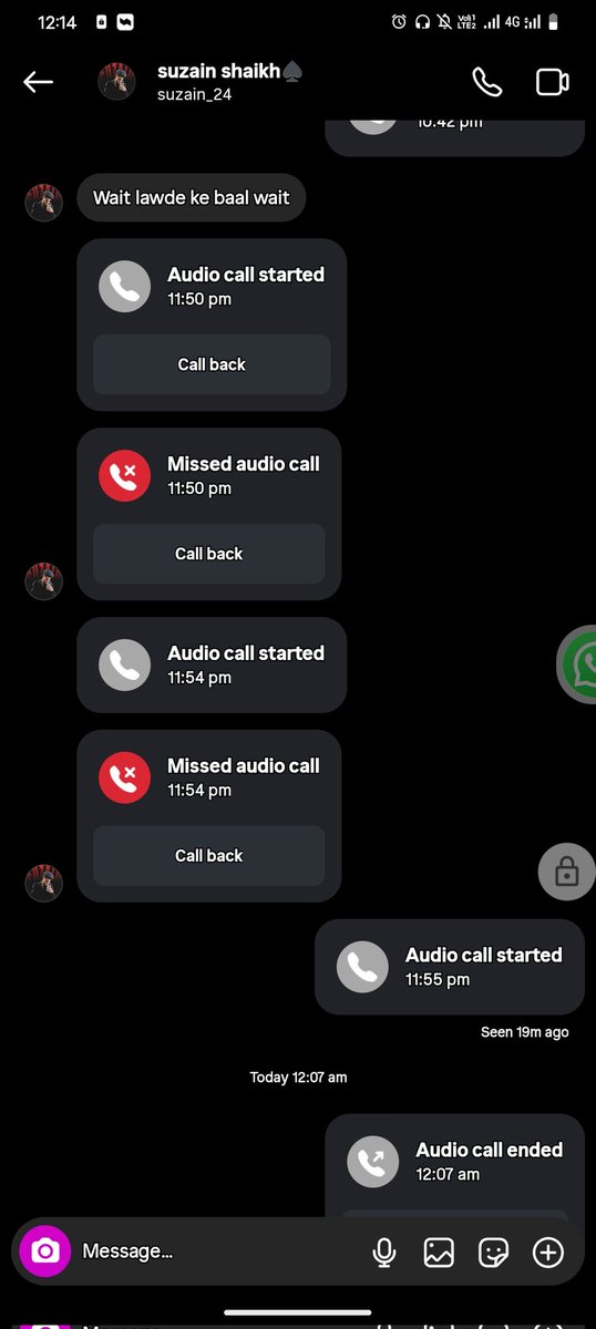 PANDITJIRSS's tweet photo. @MumbaiPolice 
@DGPMaharashtra 
Hello Sir this evening I received an abusive message on Insta. When I called to ask who it was, he didn't pick up. And now some time ago I get a call from the same  profile and they abuse me And he threatens to kill Sir, please take action on this. https://t.co/pOY70Iwsyt