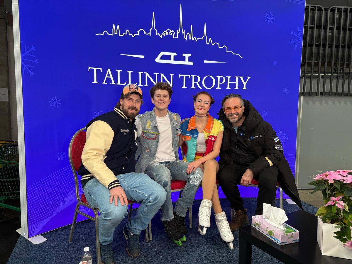 Carolane Soucisse and Shane Firus 🇮🇪 are in 8th place after the Tallinn Trophy rhythm dance earlier today. ⛸️ ☘️ 

Last free dance of 2025 tomorrow afternoon! 💪 

#TeamIreland | #FigureSkating