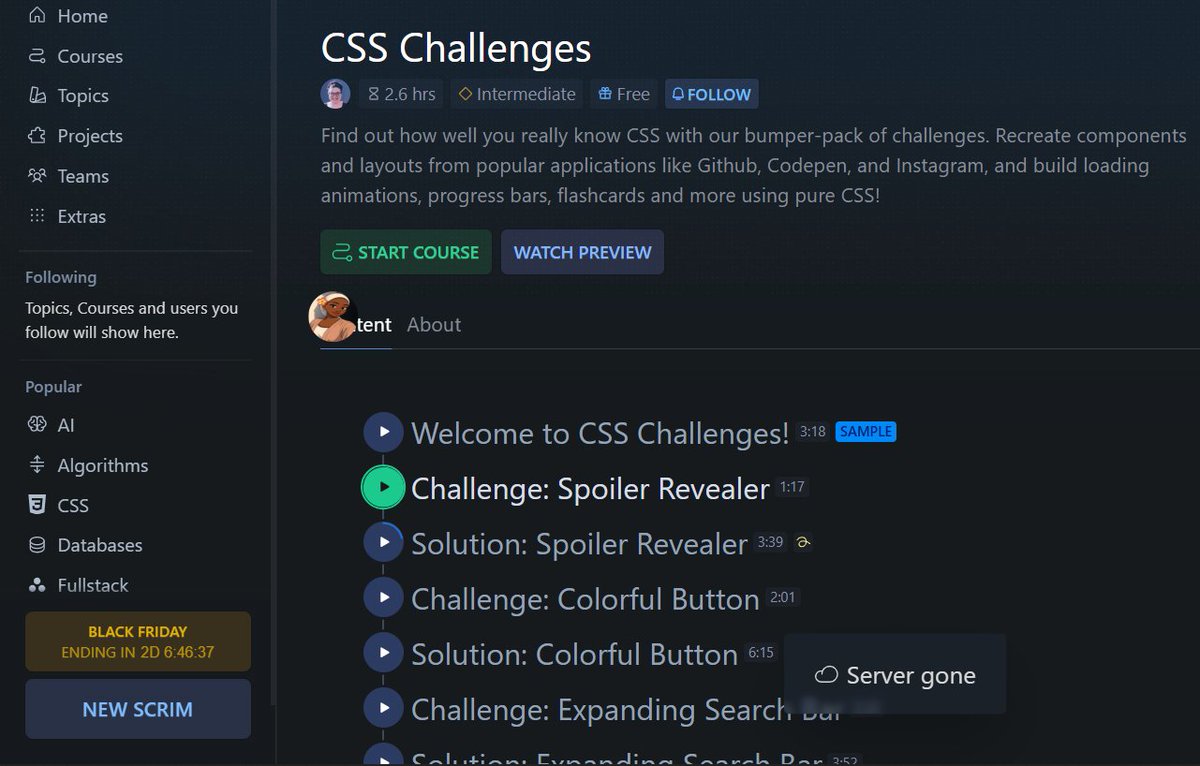 Amy_techie's tweet image. Day 3 of 300
 I discovered Scrimba today, and honestly, it clicked immediately.
I tried out some of their CSS challenges, and that thing really got me active.
What I thought would be a small task ended up pulling me in and making me actually focus and create.
#web3dev