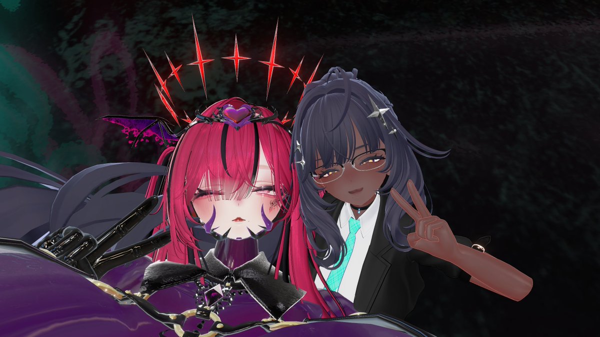 yumatoya's tweet image. こちらアフターにて！
ジョージさん(@kassyoku_short)、アマーリアさん(@ArmaliaVV)ありがとうございました♪
#ぜんましまし