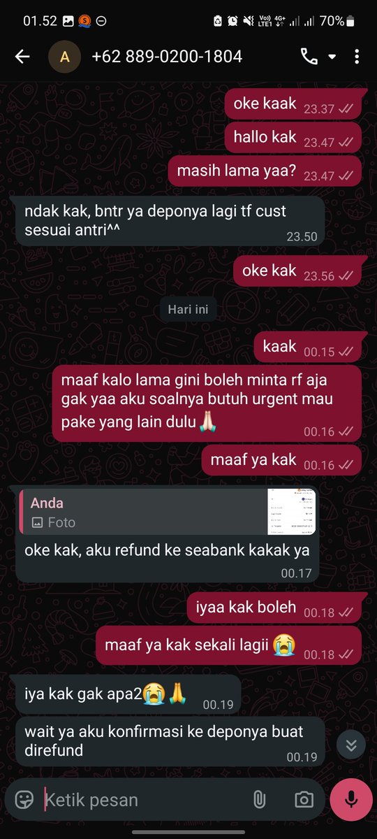 cloneroses's tweet photo. [Help RT]

SCAMMER ALERT TF WON

HATI-HATI SAMA USER INI YA GUYS DAN NOMOR YANG TERTERA DIA PENIPU 

HUHUU https://t.co/7cNheeU3ZF