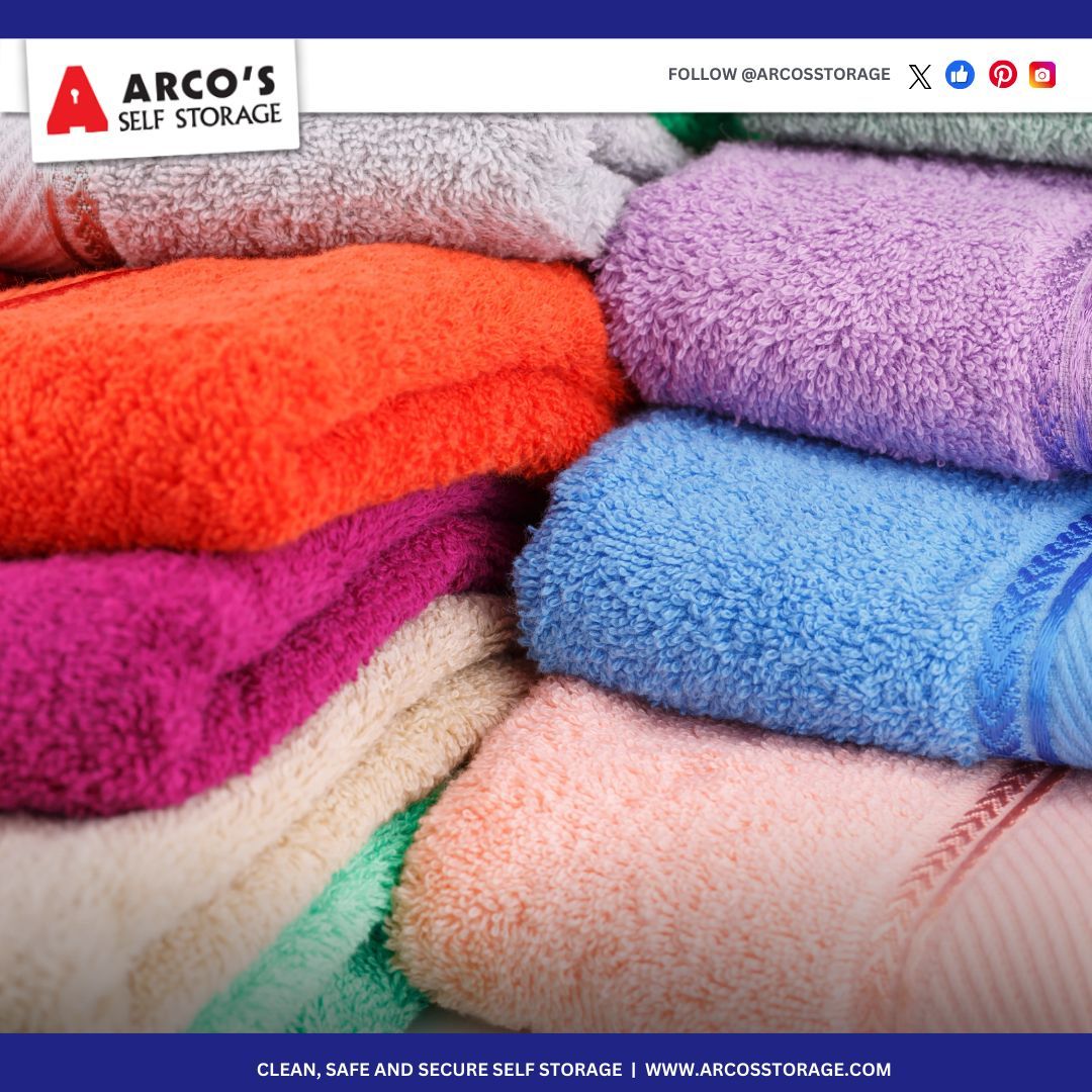 ArcosStorage's tweet image. 🛁 Winter Towel Hack!

Let towels dry fully before rolling &amp;amp; keep them on a tidy shelf with a light winter scent. Too many linens? Arco’s Storage has you covered! ❄️📦

More tips at: arcosstorage.com
